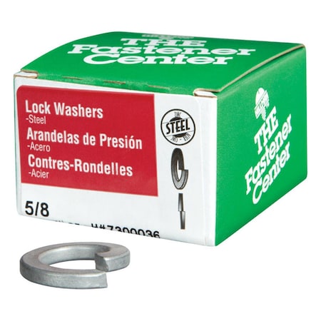 Aceds Split Lock Washer, Zinc Finish, 25 PK 5304654